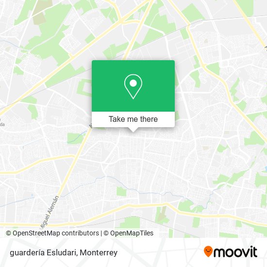 guardería Esludari map