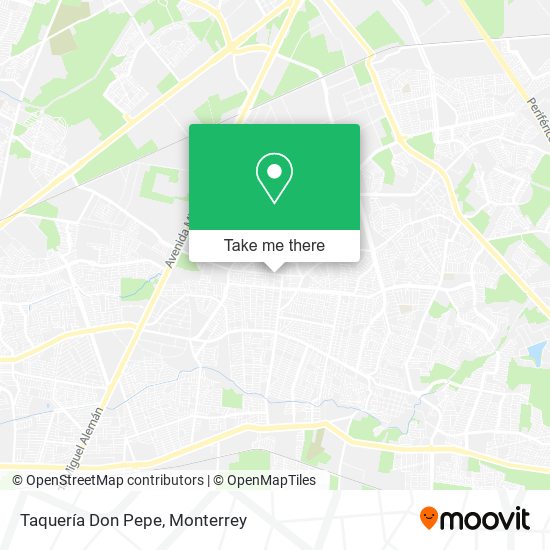 Mapa de Taquería Don Pepe