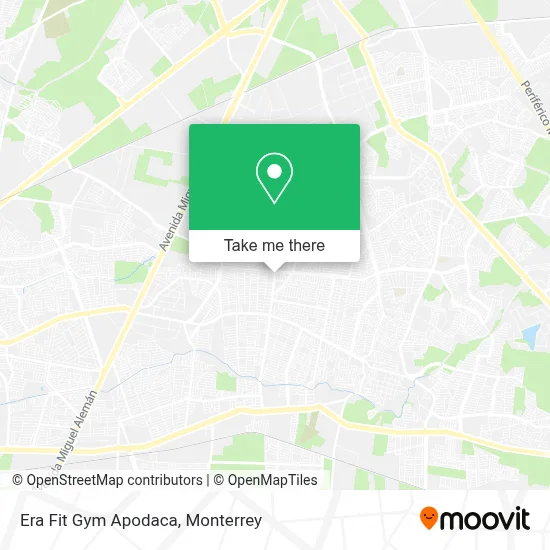 Era Fit Gym Apodaca map