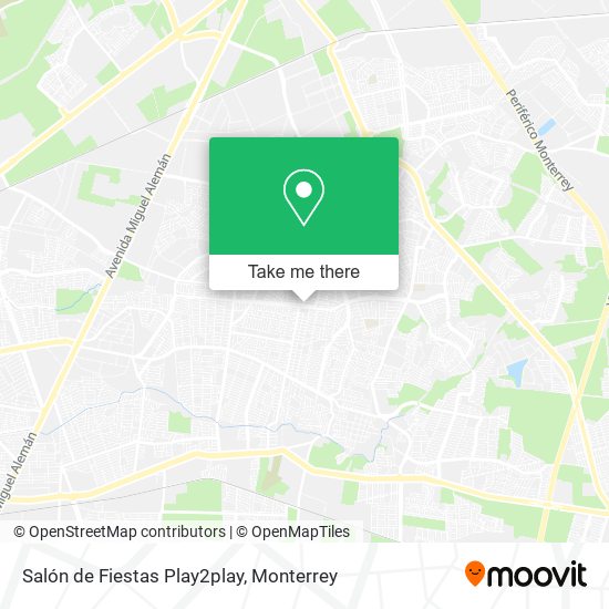 Mapa de Salón de Fiestas Play2play