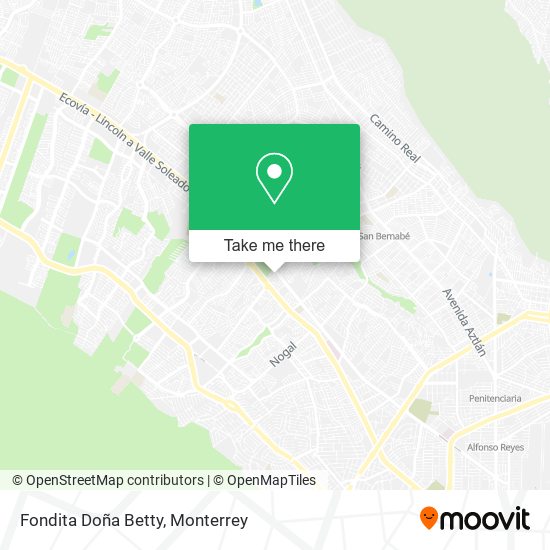 Fondita Doña Betty map