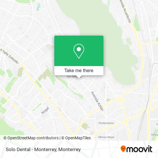 Solo Dental - Monterrey map
