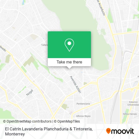 Mapa de El Catrín Lavandería Planchaduría & Tintorería