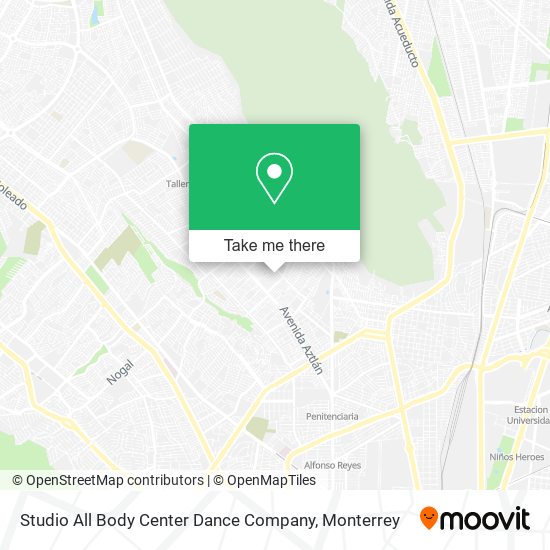Studio All Body Center Dance Company map