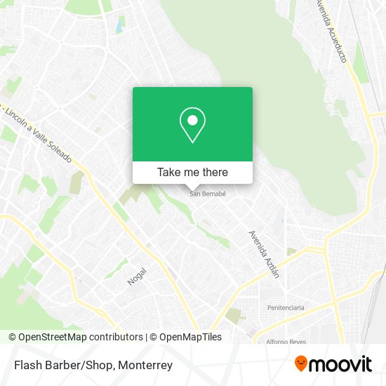 Mapa de Flash Barber/Shop