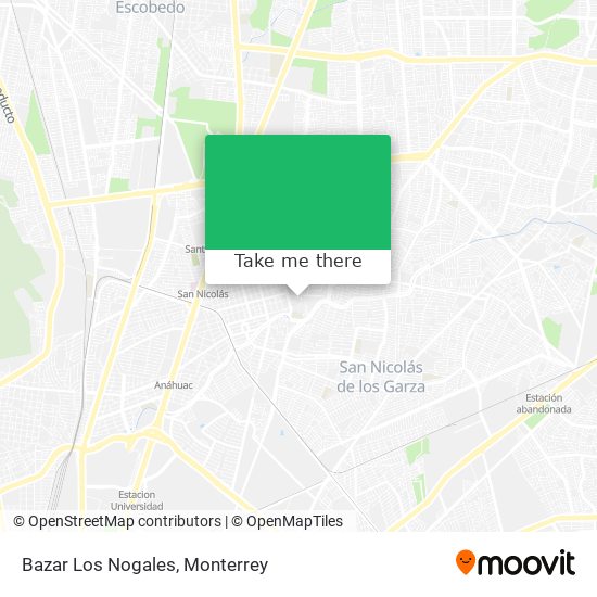 Mapa de Bazar Los Nogales