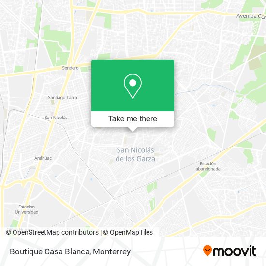 Mapa de Boutique Casa Blanca