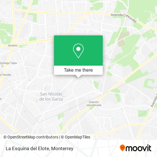 La Esquina del Elote map