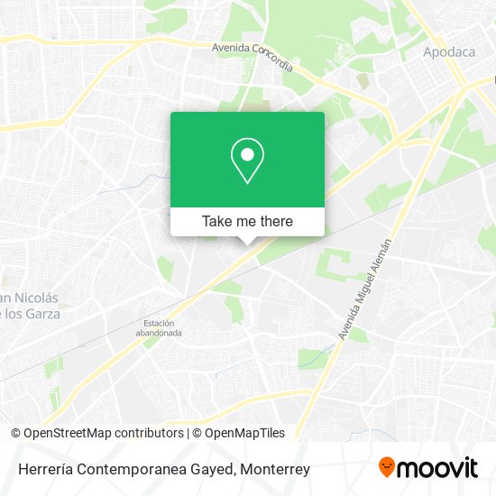Mapa de Herrería Contemporanea Gayed