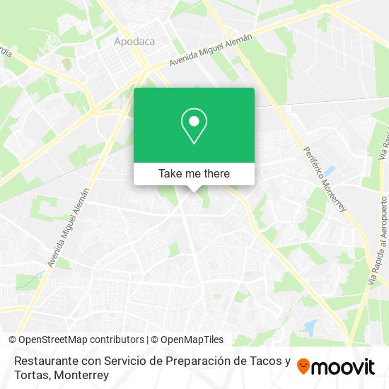Restaurante con Servicio de Preparación de Tacos y Tortas map