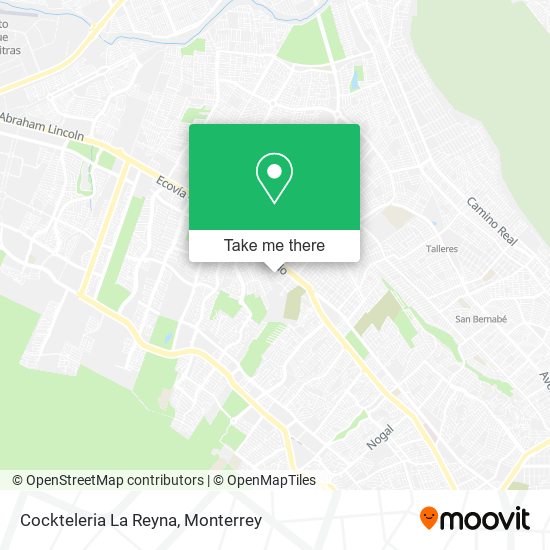 Mapa de Cockteleria La Reyna