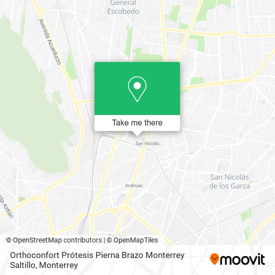 Orthoconfort Prótesis Pierna Brazo Monterrey Saltillo map