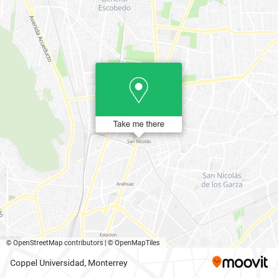 Mapa de Coppel Universidad