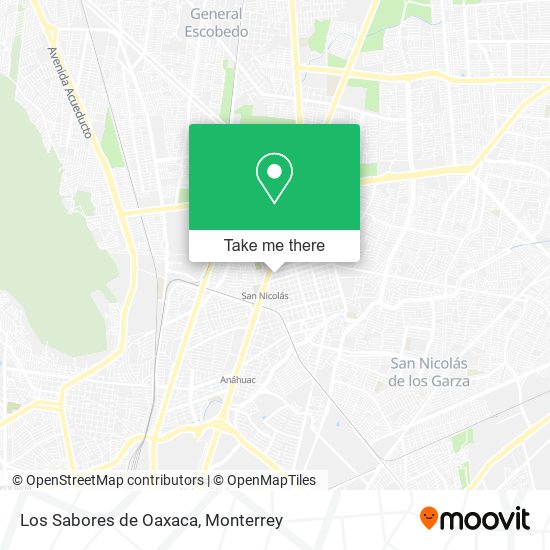 Los Sabores de Oaxaca map