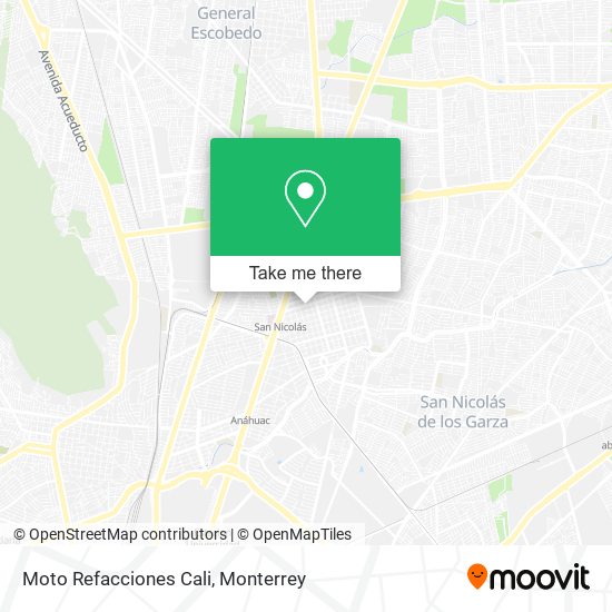 Moto Refacciones Cali map