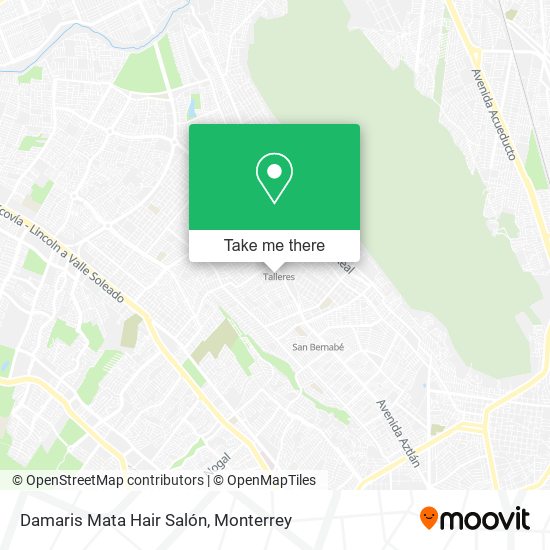Mapa de Damaris Mata Hair Salón