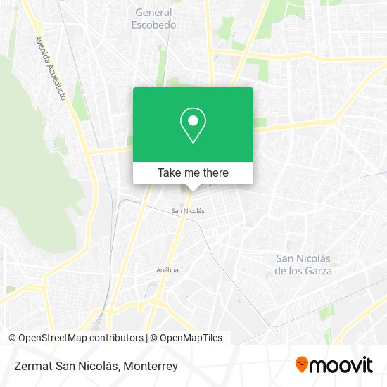 Zermat San Nicolás map