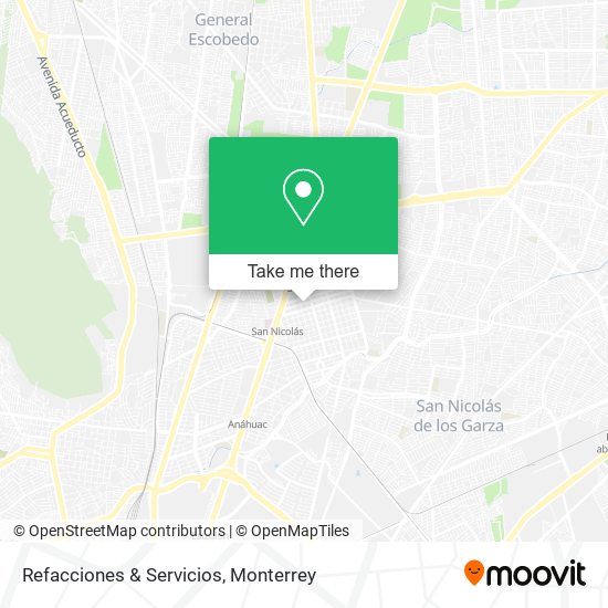 Refacciones & Servicios map