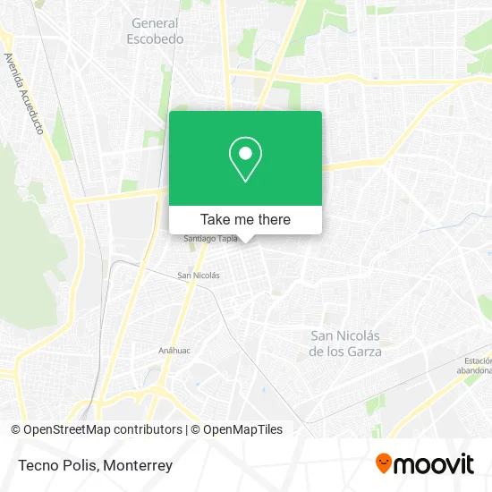 Tecno Polis map