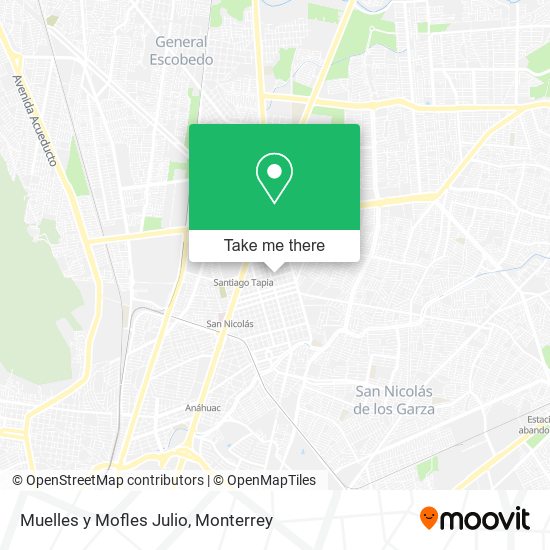 Mapa de Muelles y Mofles Julio