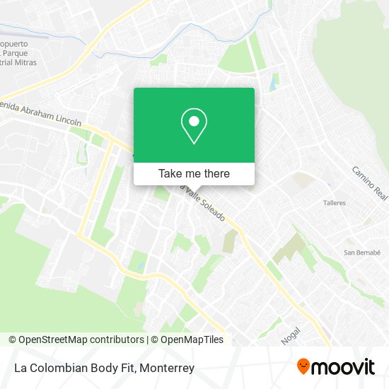 La Colombian Body Fit map