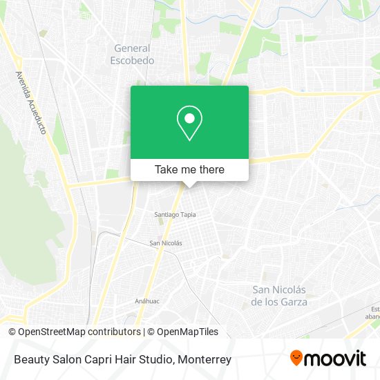 Mapa de Beauty Salon Capri Hair Studio