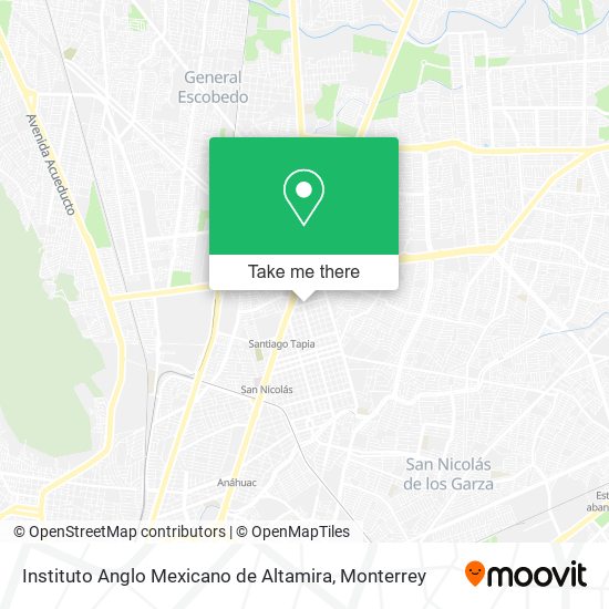 Instituto Anglo Mexicano de Altamira map