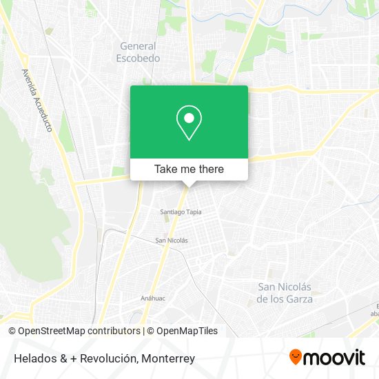 Helados & + Revolución map