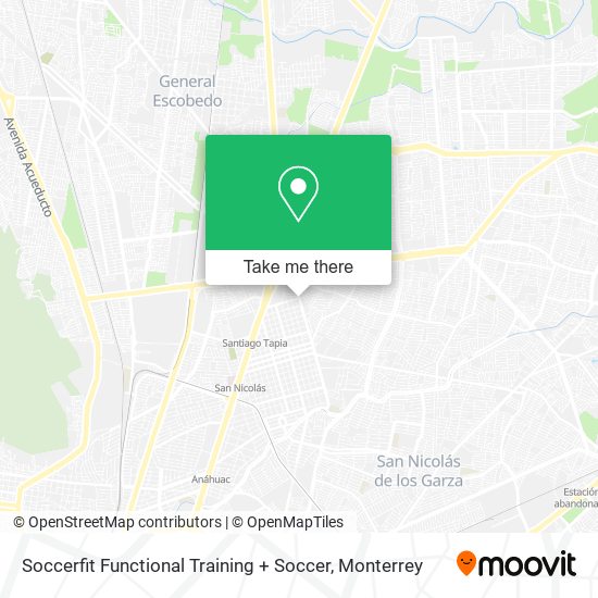 Mapa de Soccerfit Functional Training + Soccer