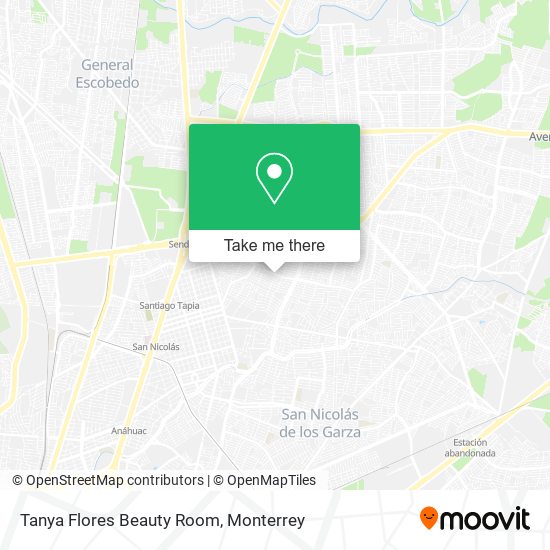 Tanya Flores Beauty Room map