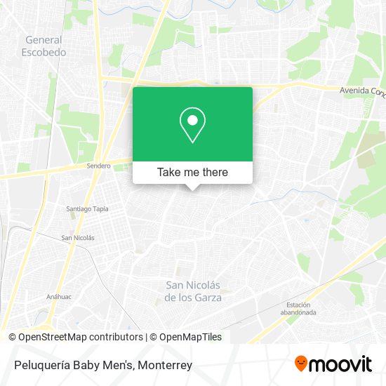 Peluquería Baby Men's map