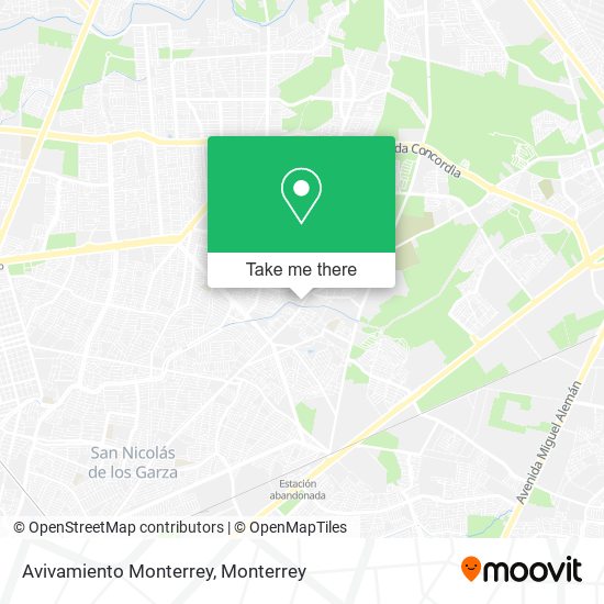 Avivamiento Monterrey map