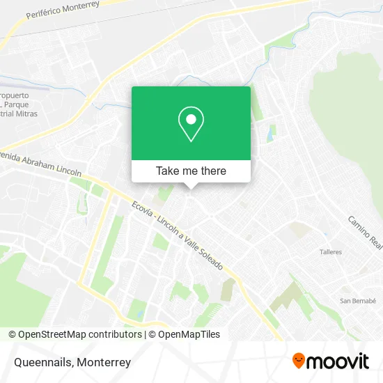 Queennails map
