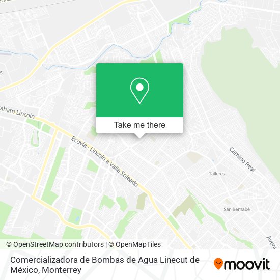 Comercializadora de Bombas de Agua Linecut de México map