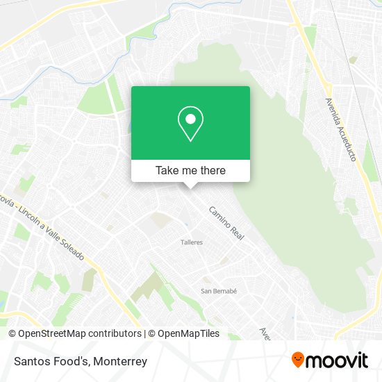 Mapa de Santos Food's