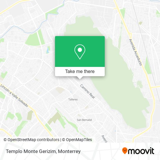 Mapa de Templo Monte Gerizim