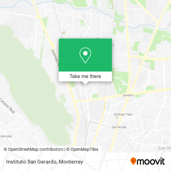 Instituto San Gerardo map