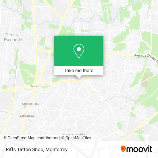 Riffs Tattoo Shop map