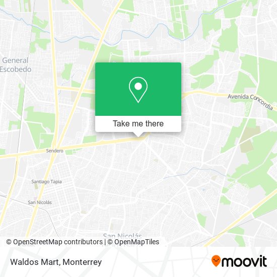 Mapa de Waldos Mart