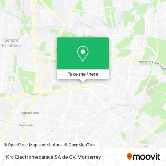 Krc Electromecánica SA de CV map