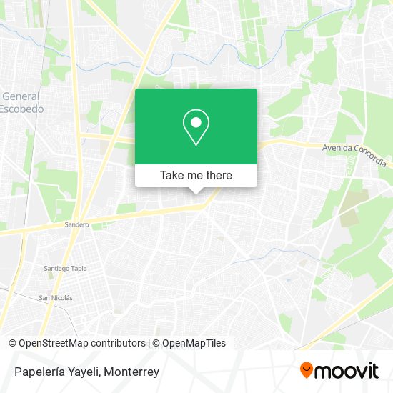 Mapa de Papelería Yayeli