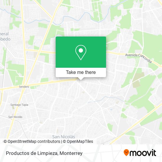 Mapa de Productos de Limpieza