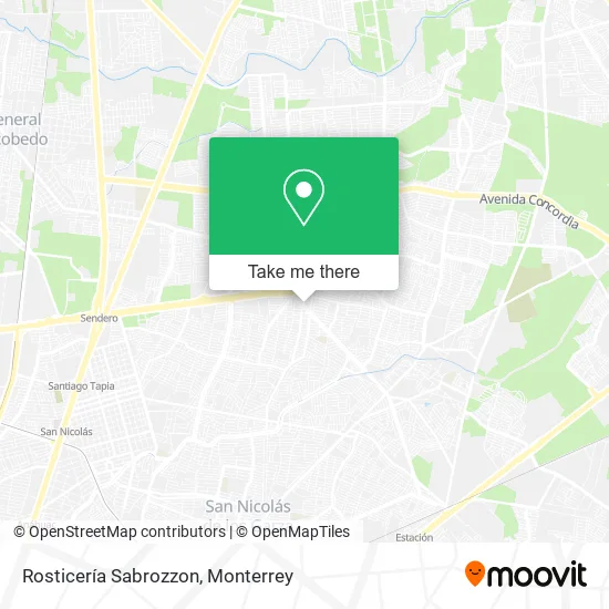 Rosticería Sabrozzon map