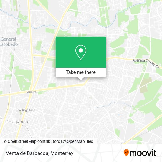 Mapa de Venta de Barbacoa