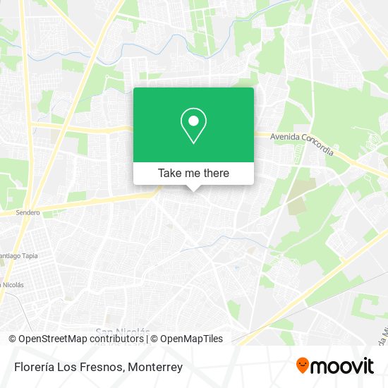 Florería Los Fresnos map
