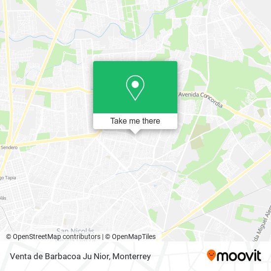 Venta de Barbacoa Ju Nior map