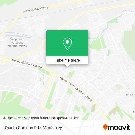 Mapa de Quinta Carolina.Rdz