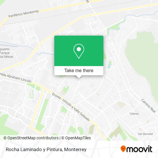 Rocha Laminado y Pintura map