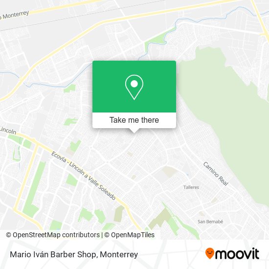 Mario Iván Barber Shop map
