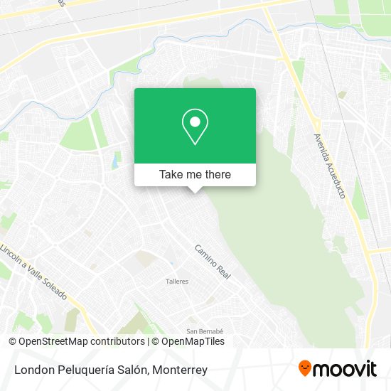 London Peluquería Salón map